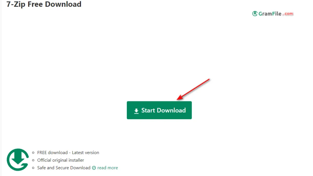 7 Zip Download Step 2 7 Zip Download Step 2