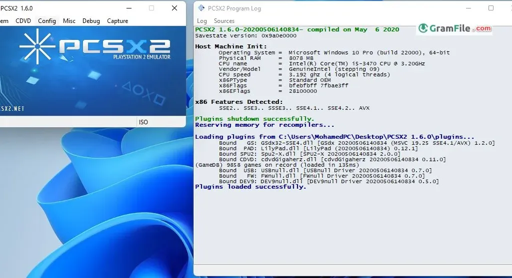 PCSX2 Screenshot