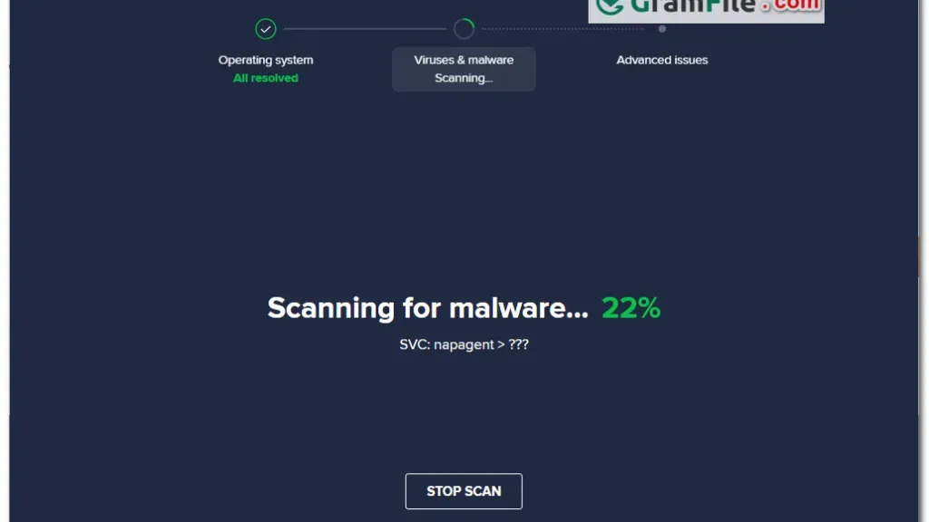 Scan for viruses with Avast Scan for viruses with Avast
