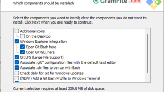 default Git components
