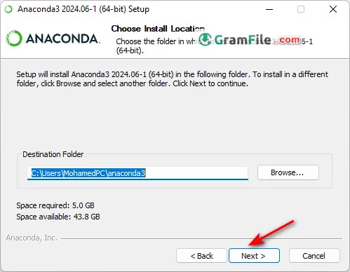 Anaconda Install Step 4 Anaconda Install Step 4