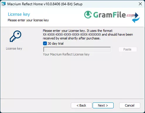 Macrium Reflect Install Step 3 30 day trial license Macrium Reflect Install Step 3 30 day trial license