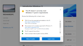 Windows 11 Compatibility Check
