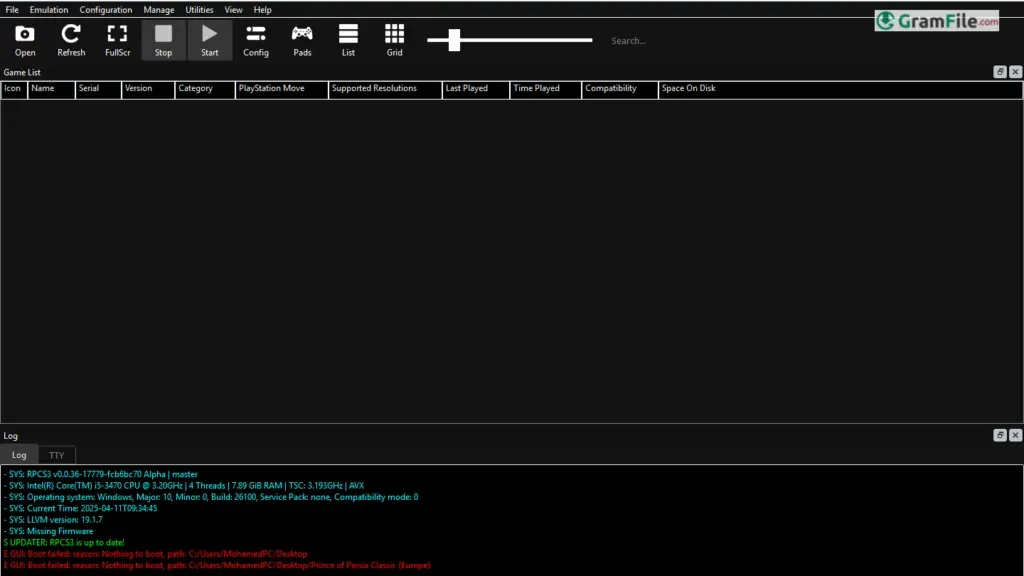 RPCS3 for PC Windows