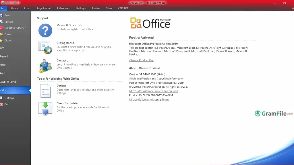 Microsoft Office 2010 Activation Microsoft Office 2010 Activation