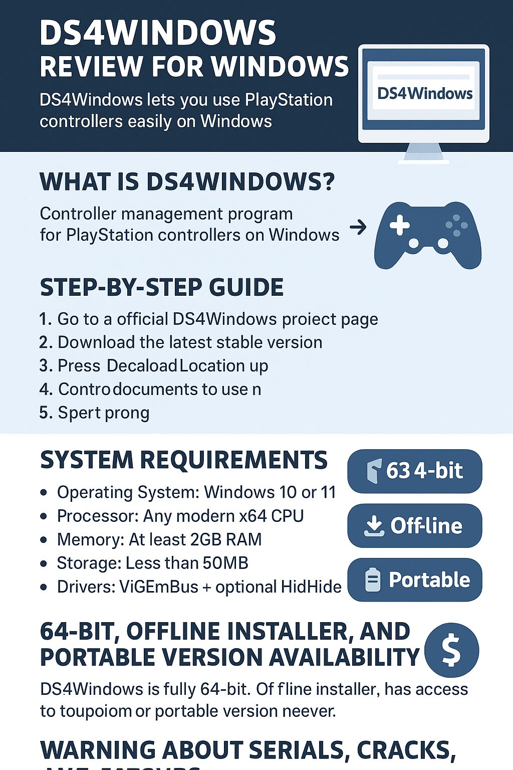DS4Windows Infographic Summary DS4Windows Infographic Summary