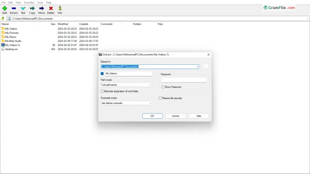 Extract Files