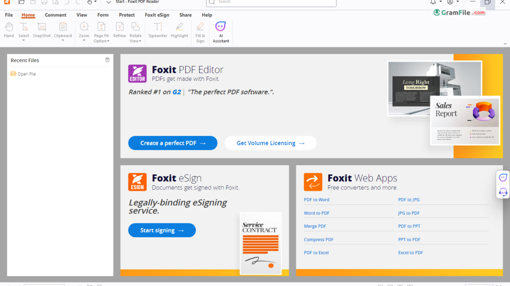 Foxit PDF Reader latest version for Windows PC