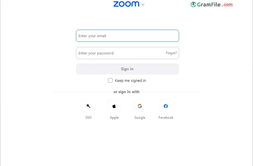zoom meeting login