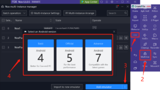 NoxPlayer Multi Instance