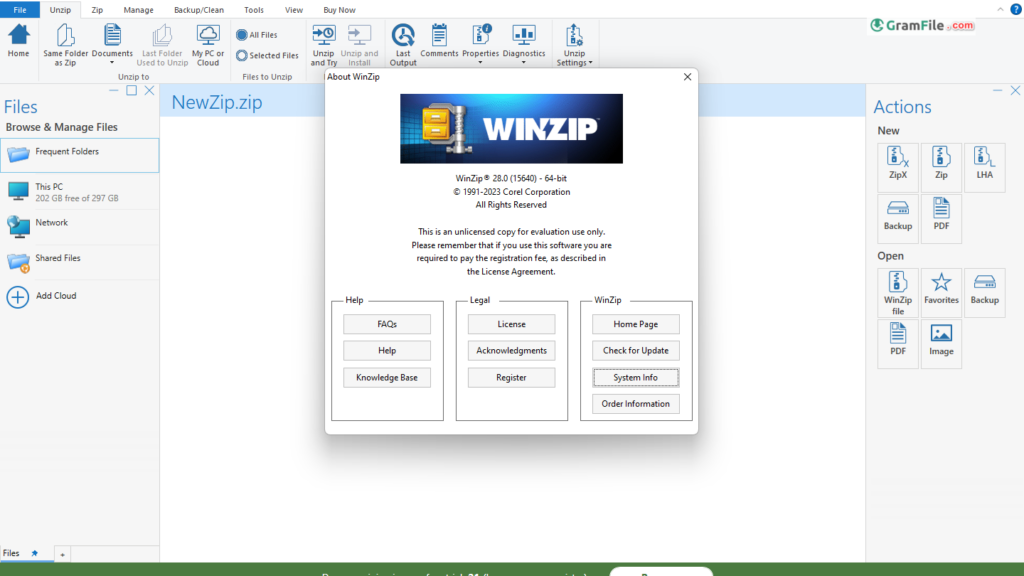 WinZip 64 bit Download