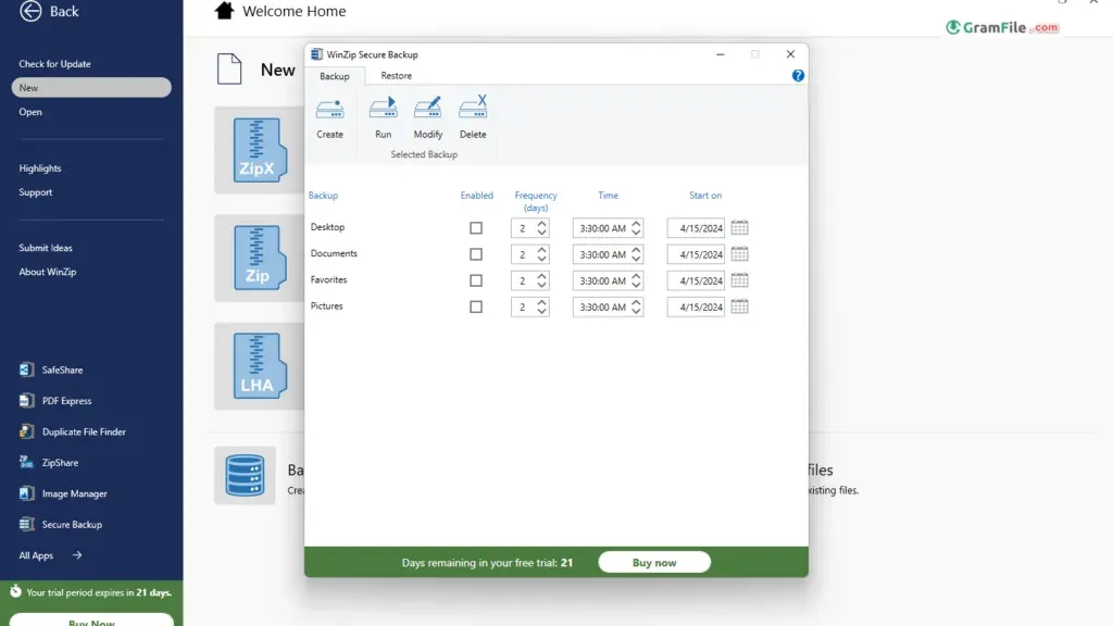 WinZip Secure Backup