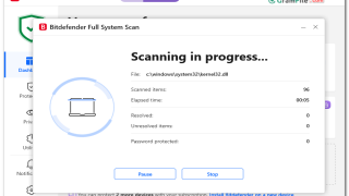 Scan Your PC with Bitdefender