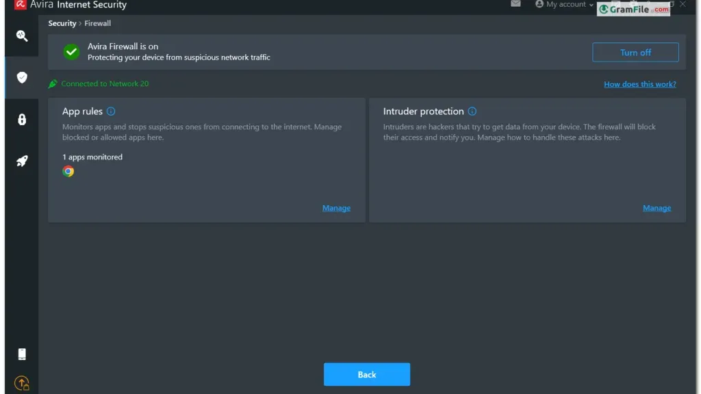 Avira Internet Security Firewall