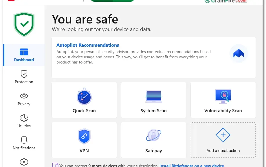 Bitdefender Total Security for PC Windows