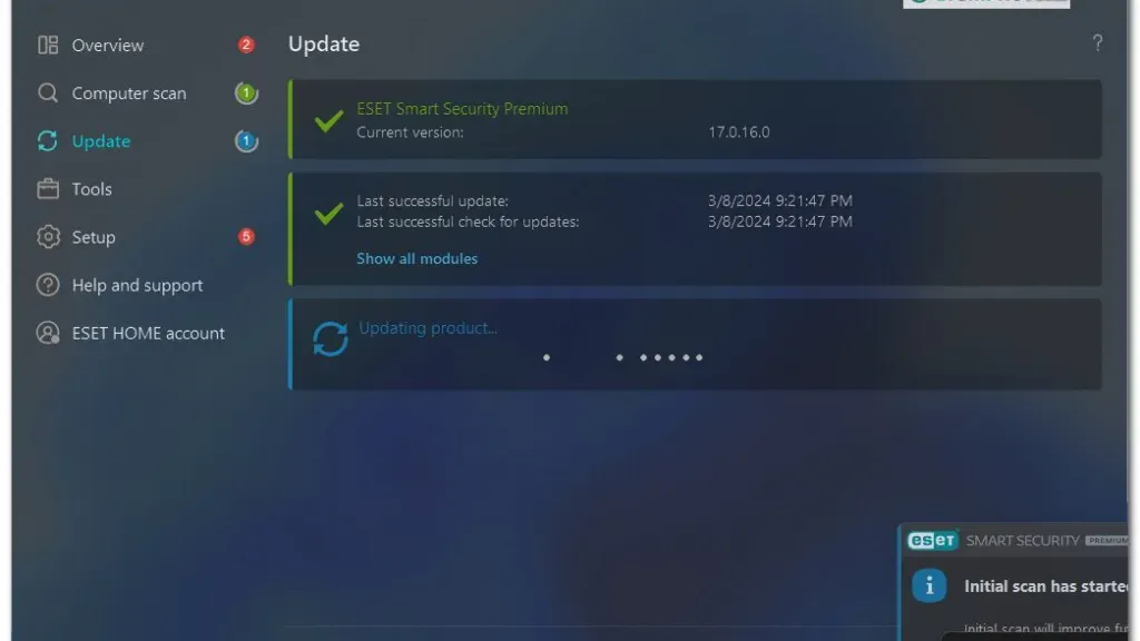 ESET Smart Security Update