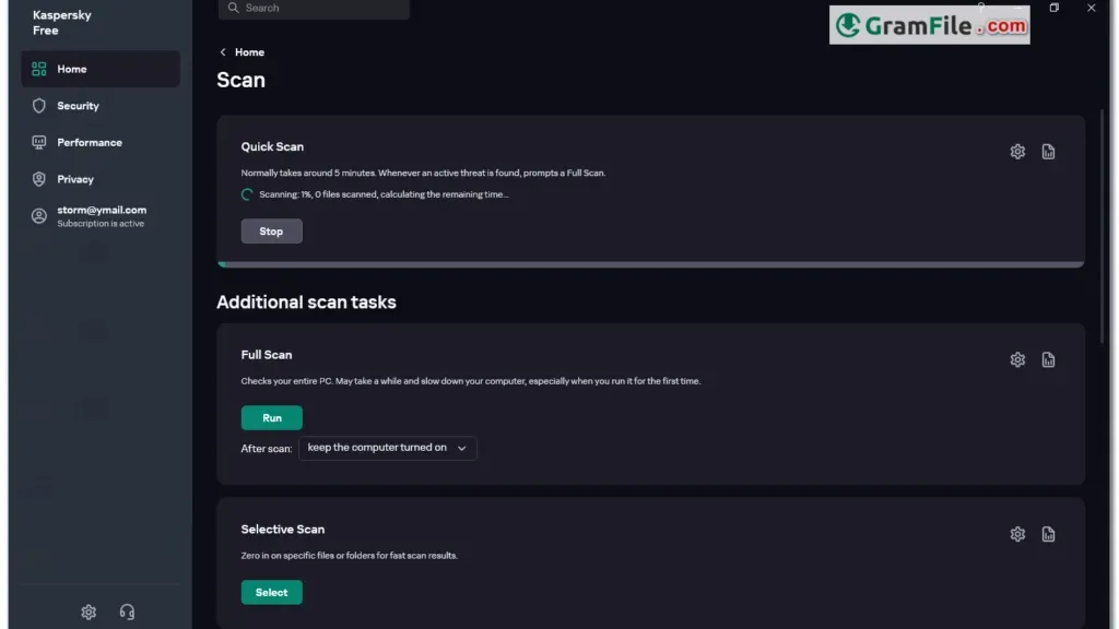 Free Kaspersky Scan