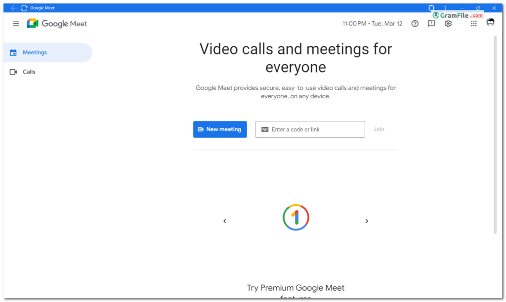 Google Meet for PC Windows