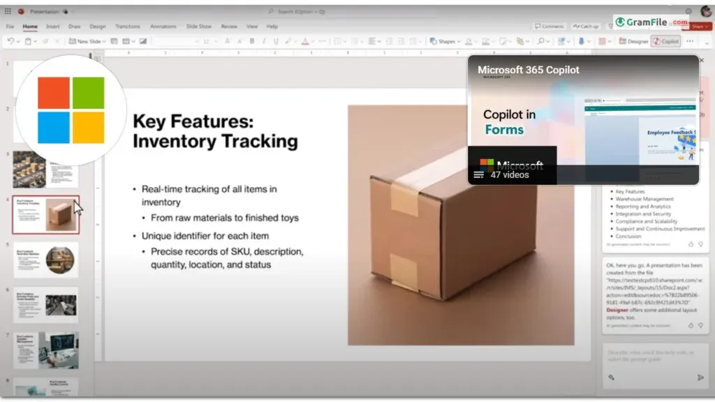 PowerPoint with Copilot