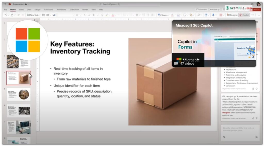 PowerPoint with Copilot