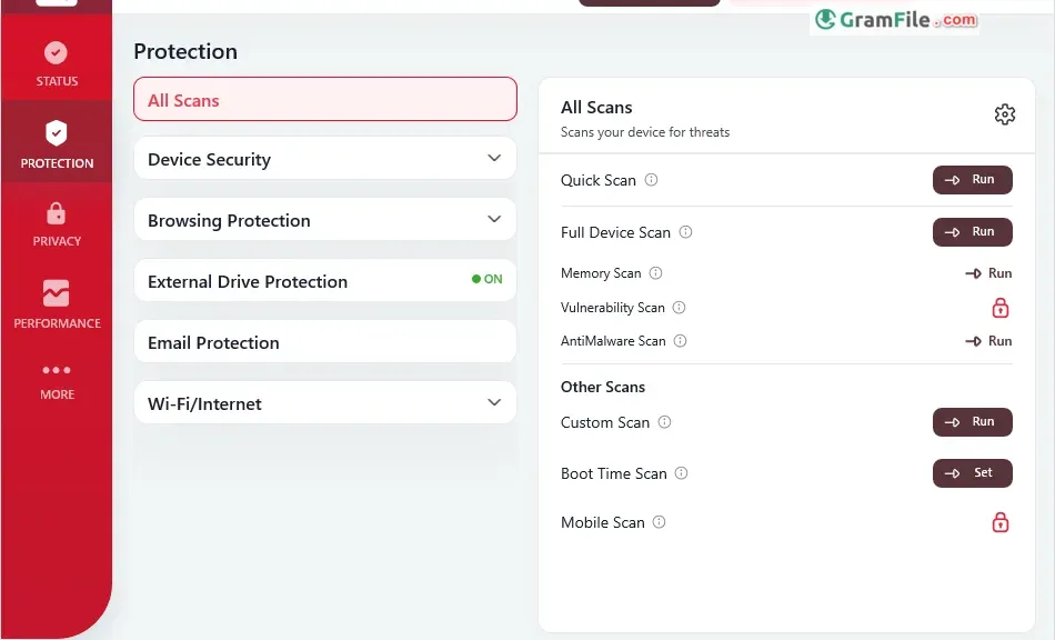Quick Heal Antivirus Pro Scan