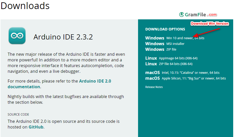 Download Arduino IDE