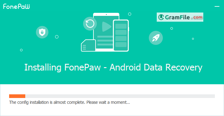 Install FonePaw Android Data Recovery Step 2