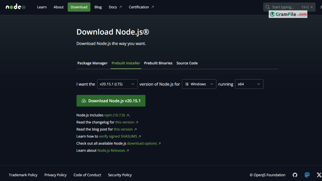 Node.js Download