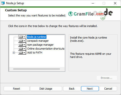 Node.js Install Step 4