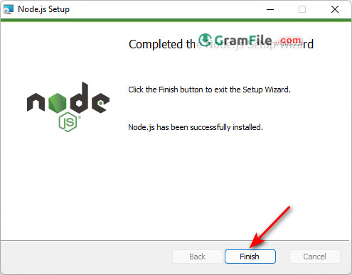 Node.js Install Step 7