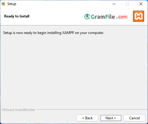 XAMPP Install 5 Install Now