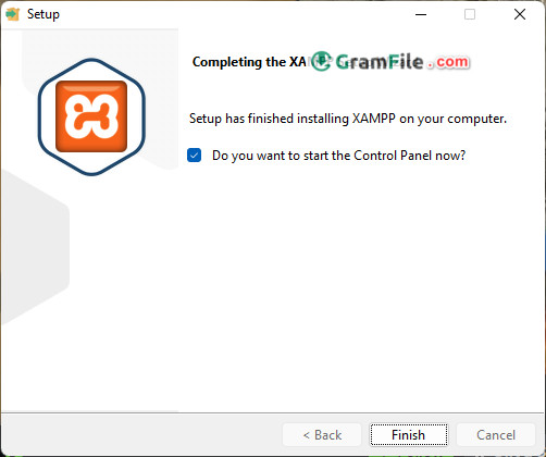 XAMPP Install 7 Finish