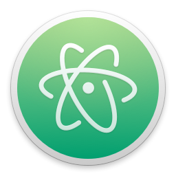 Atom logo icon