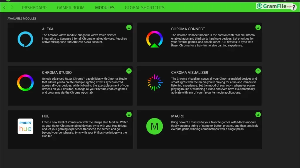 Razer Synapse Modules