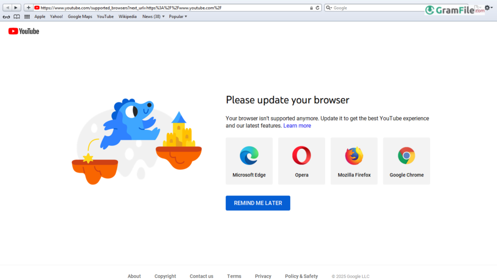 Update Your Browser