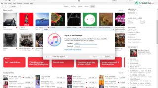 sign in to iTunes store