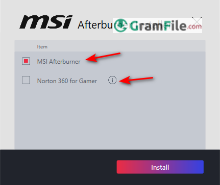 MSI Afterburner Install