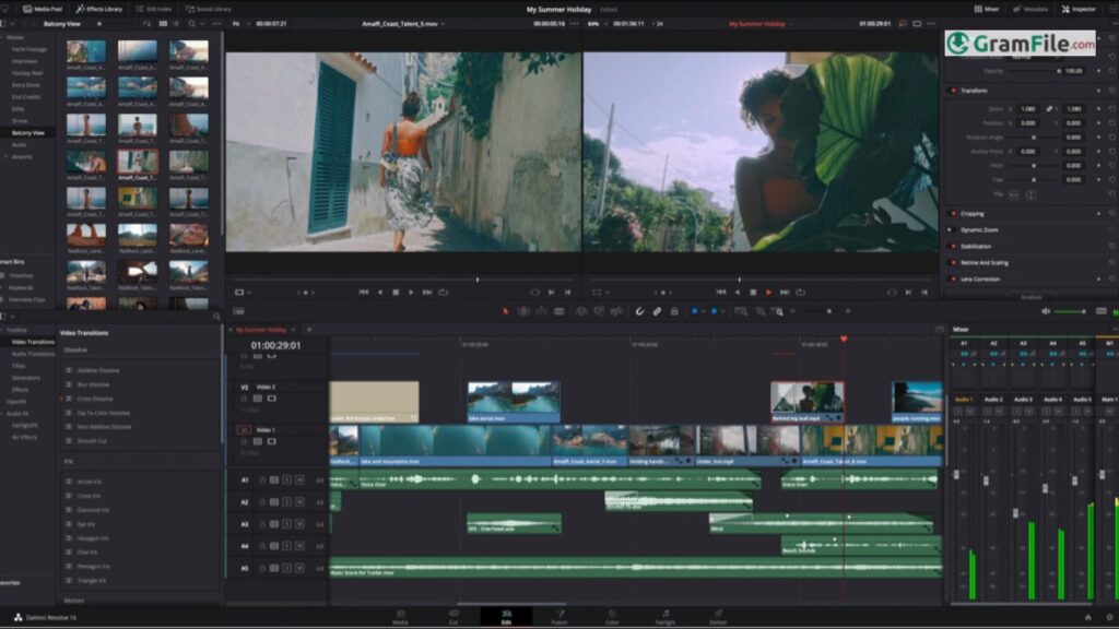 DaVinci Resolve for PC Windows
