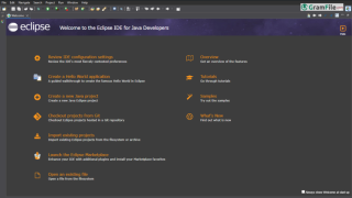 Eclipse IDE Start Window