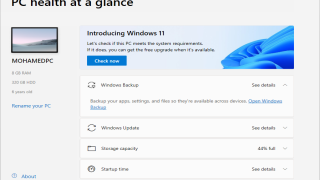 PC Health Check for PC Windows