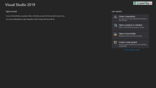 Visual Studio 2019 Install Start Windows