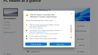 Windows 11 Compatibility Check