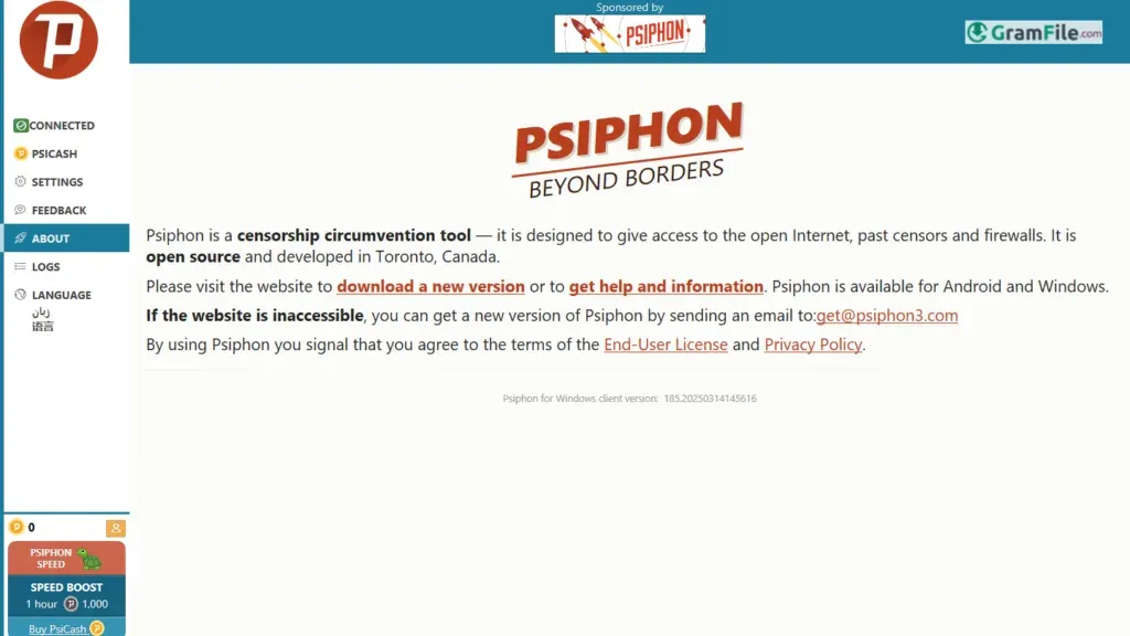 Download Psiphon latest version