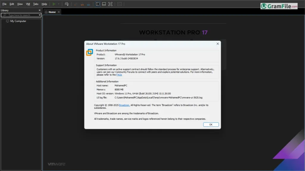 Download VMware Workstation Pro 64 bit latest version