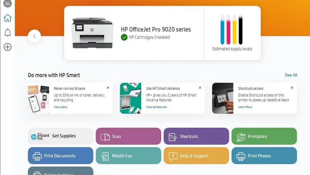 HP Smart for PC Windows