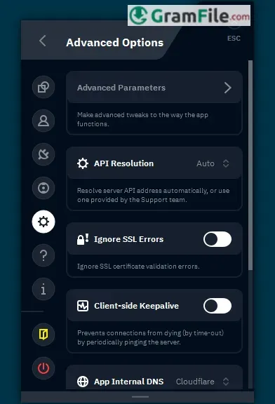 Windscribe VPN Settings