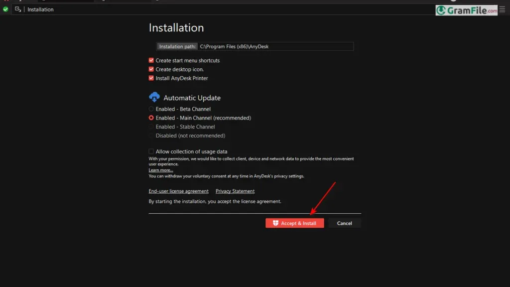 AnyDesk Install