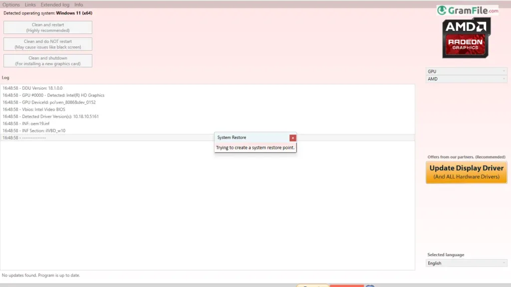 DDU Uninstaller