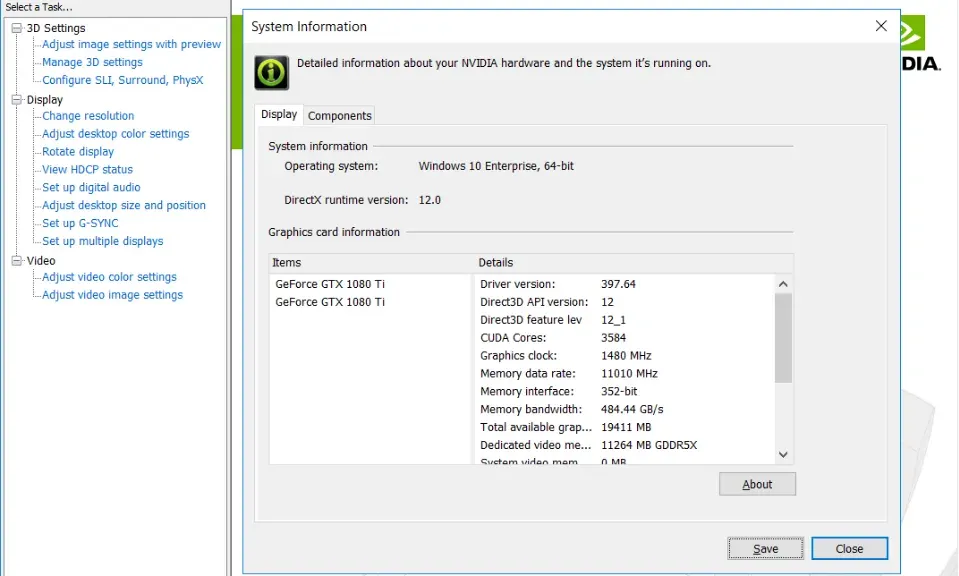 NVIDIA Control Panel latest version