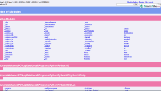 Python Modules latest version